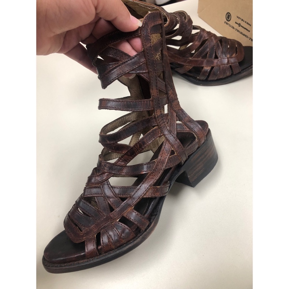 Freebird by Steven brown leather sandals